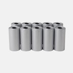 Glint Dog Poop Bags – 10 Rolls (150 Bags Total) – Silver