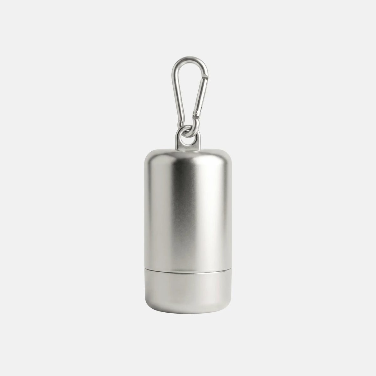 Glint silver poop bag holder with matching silver poop bags by Jamie Dogwear.